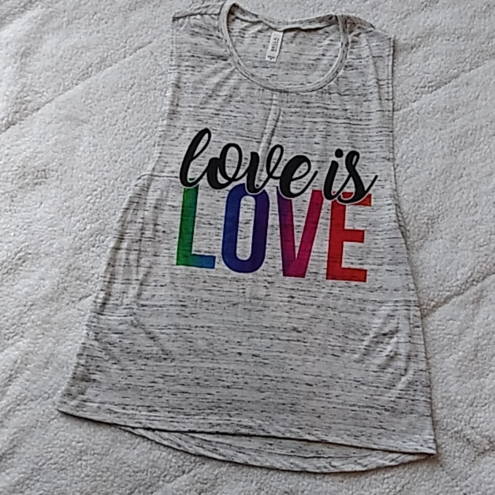 NEW Love Is Love racer back tank